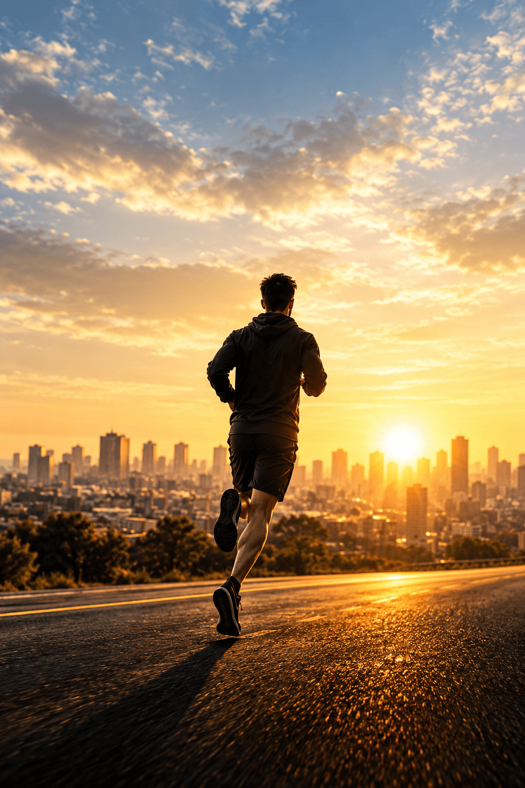 Runner on the move